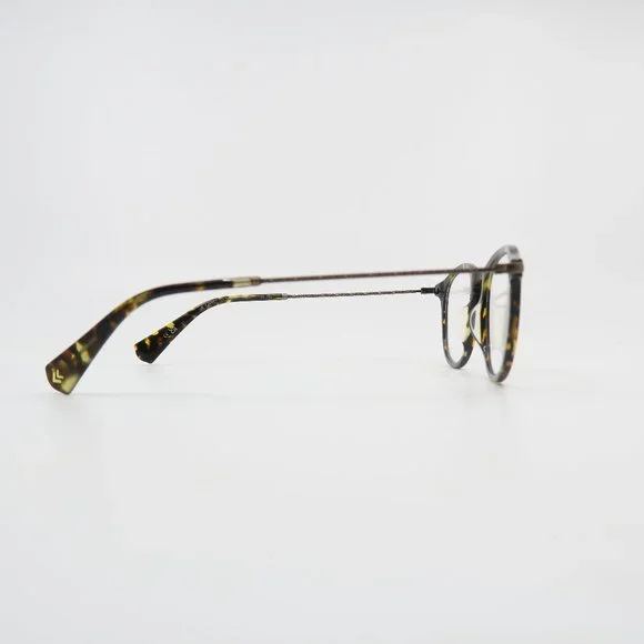 John Varvatos VJV421 47mm Olive Tortoise Oval New Men's Eyeglasses. - Picture 4 of 8